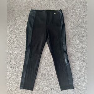 Marc New York Black Suede Look Women’s Pull-On Pants NWT